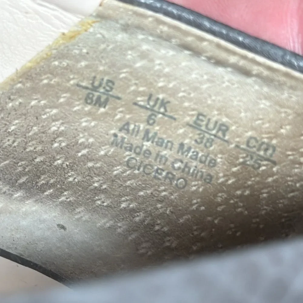 Franco Sarto‎ Cicero Grey Leather Hidden Platform Pumps Sz 8